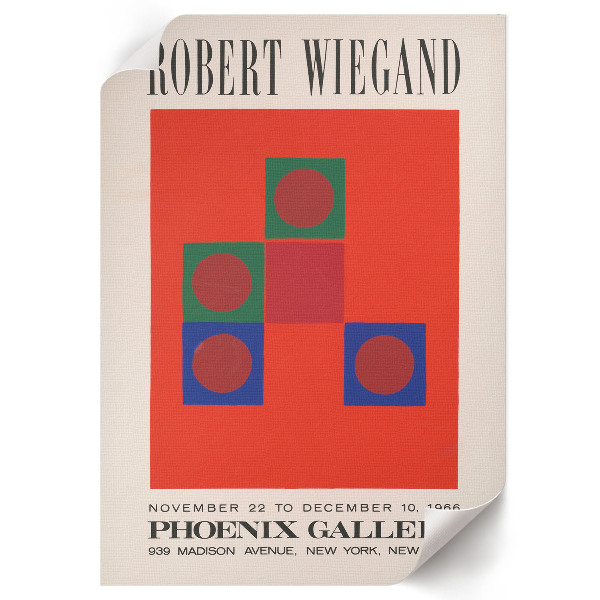 Grafika na ścianę Plakat wystawy