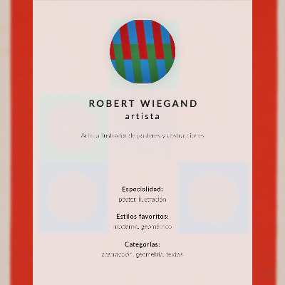 Grafika na ścianę Plakat wystawy