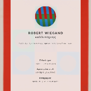 Grafika na ścianę Plakat wystawy