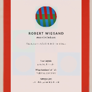 Grafika na ścianę Plakat wystawy