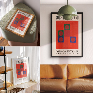 Grafika na ścianę Plakat wystawy