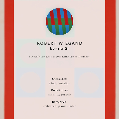Grafika na ścianę Plakat wystawy