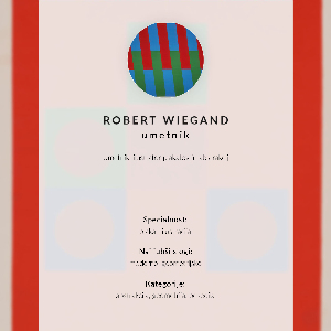 Grafika na ścianę Plakat wystawy