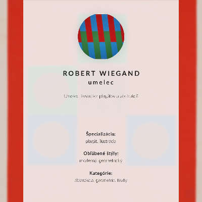 Grafika na ścianę Plakat wystawy