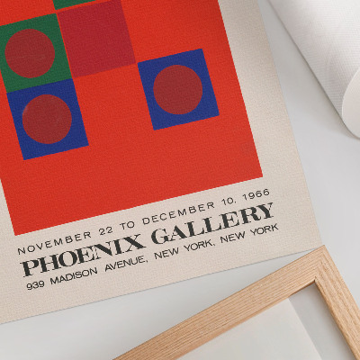 Grafika na ścianę Plakat wystawy