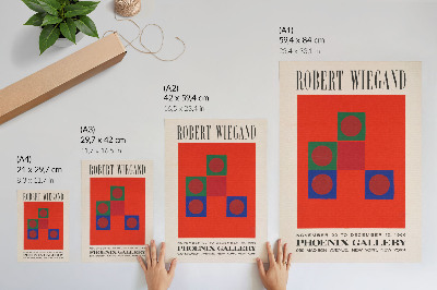 Grafika na ścianę Plakat wystawy