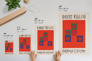 Grafika na ścianę Plakat wystawy