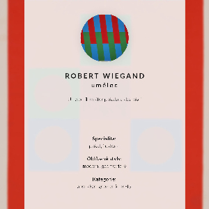 Grafika na ścianę Plakat wystawy