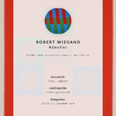 Grafika na ścianę Plakat wystawy