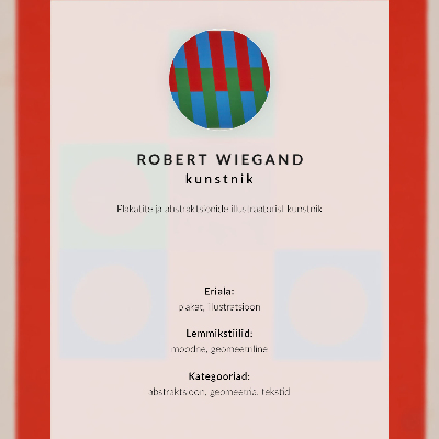 Grafika na ścianę Plakat wystawy