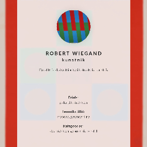 Grafika na ścianę Plakat wystawy