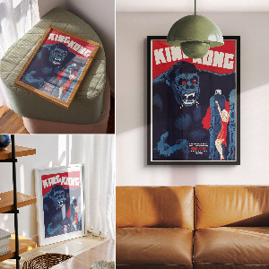 Plakat premium King Kong