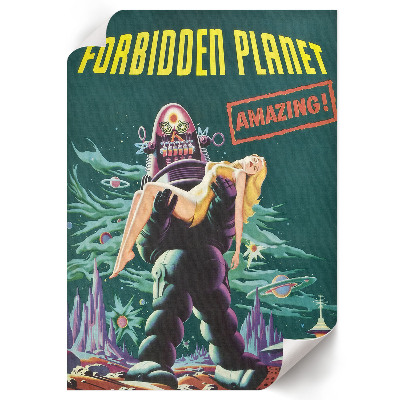 Dekoracyjny plakat ścienny Zakazana planeta