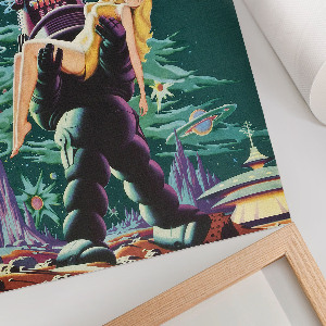 Dekoracyjny plakat ścienny Zakazana planeta