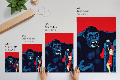 Plakat premium King Kong