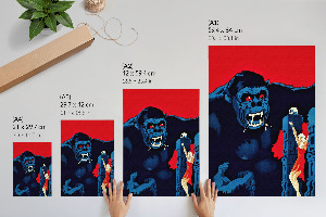 Plakat premium King Kong