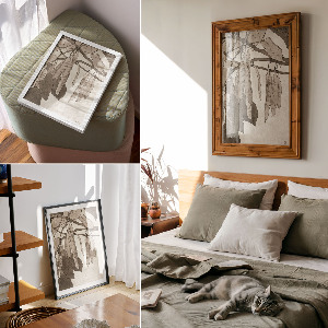 Dekoracyjny plakat ścienny Czerwony robak