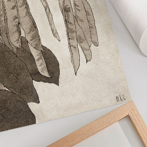 Dekoracyjny plakat ścienny Czerwony robak