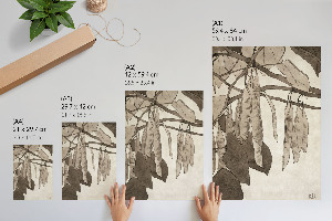 Dekoracyjny plakat ścienny Czerwony robak