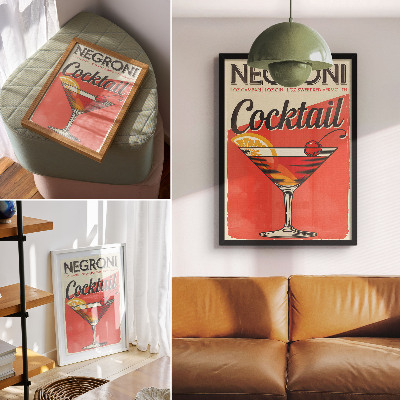Wydruk na płótnie Negroni koktajl