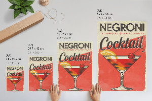 Wydruk na płótnie Negroni koktajl