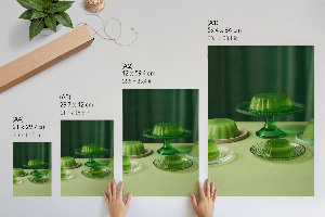 Plakat premium Zielona galaretka