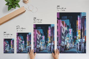 Wydruk na płótnie Uliczka w Japonii