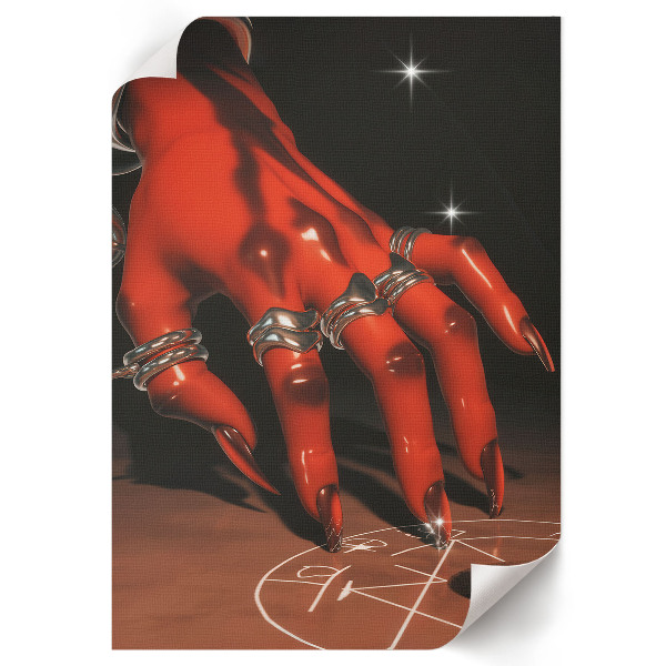 Plakat premium Diabelska dłoń