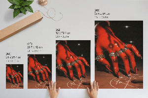 Plakat premium Diabelska dłoń