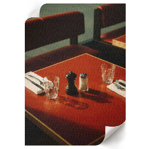 Dekoracyjny plakat ścienny Stół w restauracji