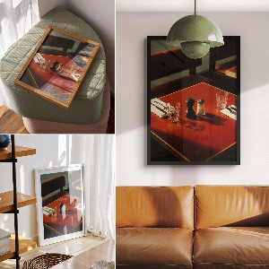 Dekoracyjny plakat ścienny Stół w restauracji