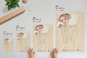 Wydruk na płótnie Portret kobiety I