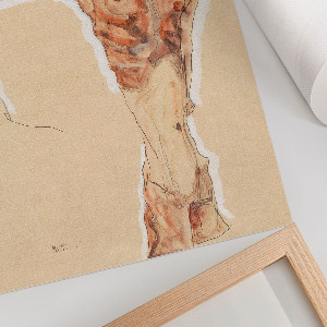 Dekoracyjny plakat ścienny Nagi mężczyzna