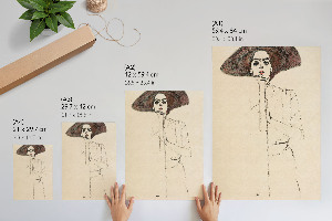 Dekoracyjny plakat ścienny Portret kobiety