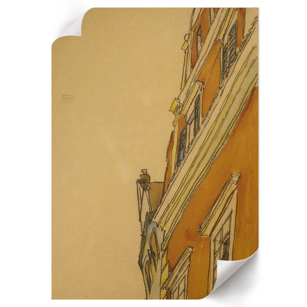 Grafika na ścianę Dom w Krumau