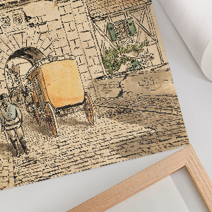 Grafika na ścianę Brama miejska