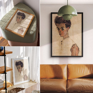 Plakat premium Autoportret Egona