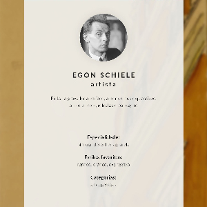 Dekoracyjny plakat ścienny Edith Schiele