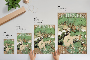 Dekoracyjny plakat ścienny Plakat z nagą kobietą