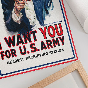 Grafika na ścianę List gończy