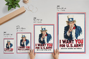 Grafika na ścianę List gończy