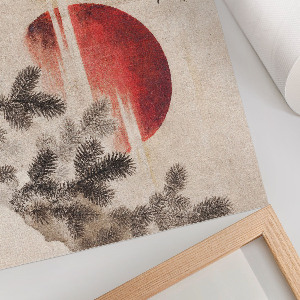 Plakat na płótnie Ptaki i zachód