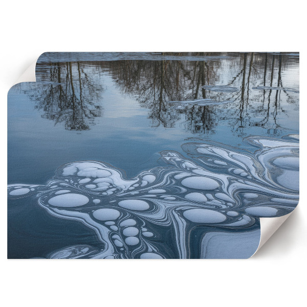 Plakat dekoracyjny Lodowa abstrakcja