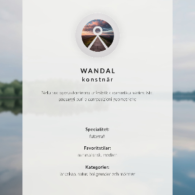 Plakat dekoracyjny „Lodowa abstrakcja”