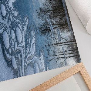 Plakat dekoracyjny Lodowa abstrakcja