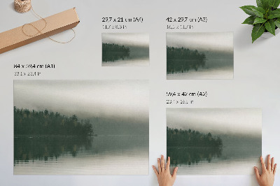 Plakat „Leśna mgła”