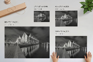 Plakat na ścianę Miejska noc