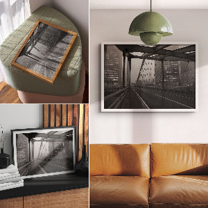 Plakat dekoracyjny Most miejski