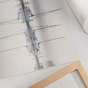 Plakat na płótnie Jachty na wodzie