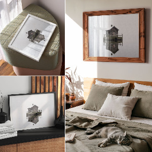 Plakat dekoracyjny Chata wodna